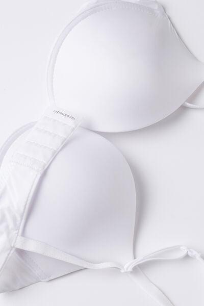 White Ultralight Super Push-Up Bra, White, large image number 6