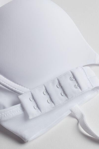 White Simona Microfibre Super Push-Up Bra, , large image number 7