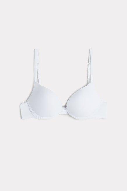 White Simona Microfibre Super Push-Up Bra, , large image number 8