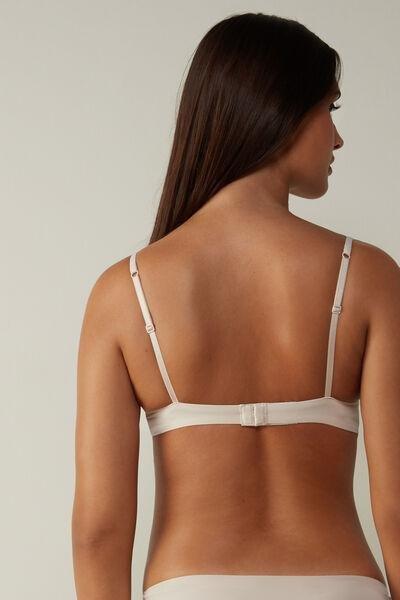 White Silk Simona Microfibre Super Push-Up Bra, Silk, large image number 3