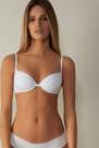 Intimissimi - White Bellissima Cotton Push-Up Bra With B Cup