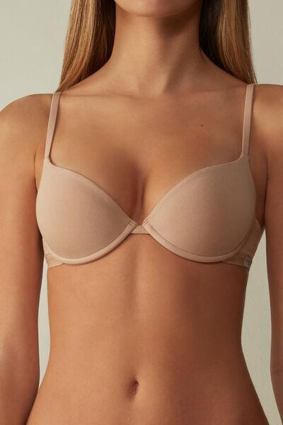 Intimissimi Beige Bellissima Cotton Push-Up Bra With B Cup