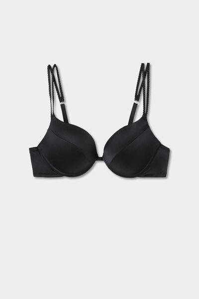 Black Super Push-Up Bra, Black, large image number 3