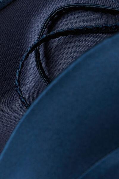 Blue Simona Silk Super Push-Up Bra, , large image number 3