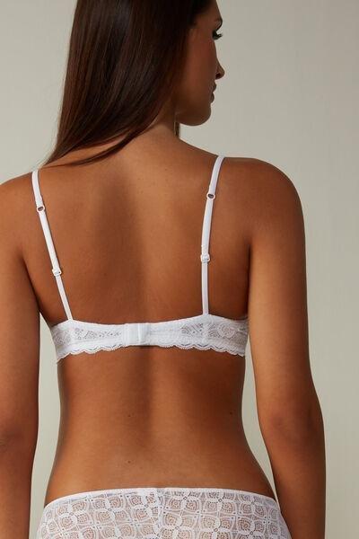 White Bellissima Lace Push-Up Bra, , large image number 3