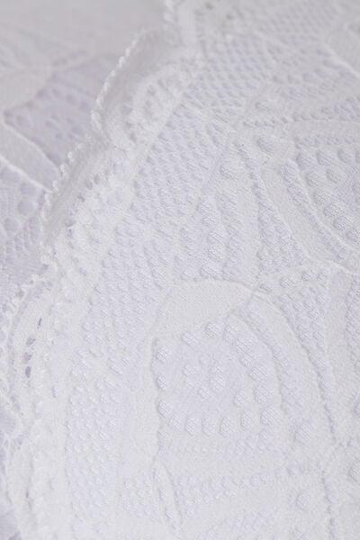 حمالة صدر دانتيل بليسيما بيضاء, White, large image number 4