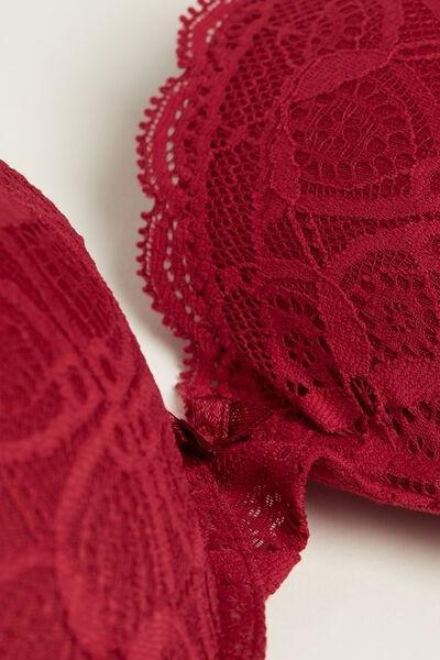 Red Elettra Super Push-Up Bra, , large image number 4