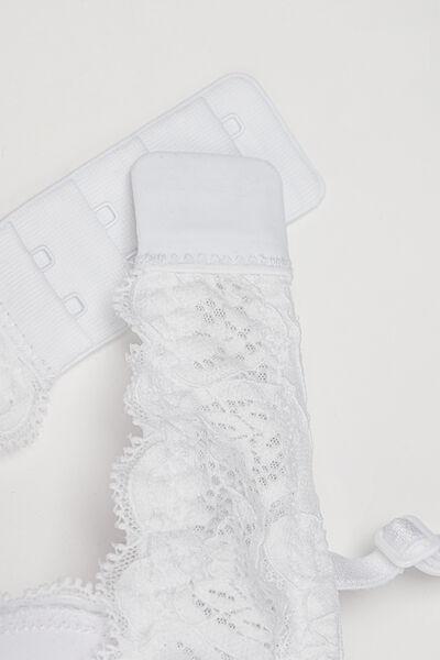 White Bellissima Lace Push-Up Bra, , large image number 4