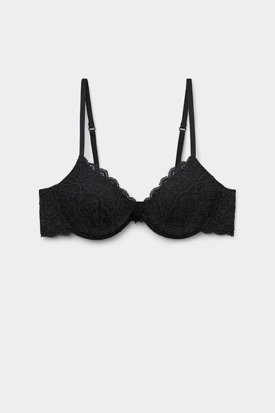 Black Bellissima Push-Up Bra, , large image number 2
