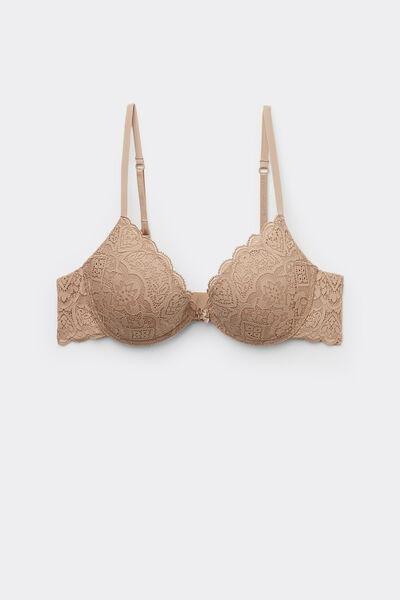Beige Bellissima Push-Up Bra, , large image number 2