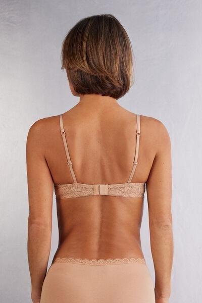 Beige Bellissima Push-Up Bra, , large image number 3