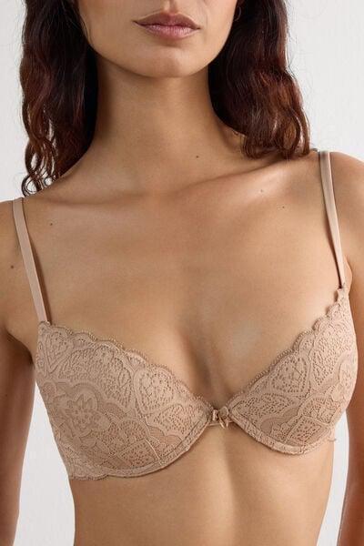 Beige Bellissima Push-Up Bra, Soft Beige, large image number 5