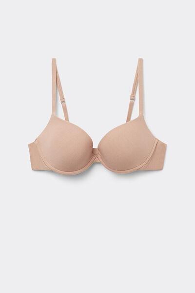 Beige Bellissima Push-Up Bra, Soft Beige, medium