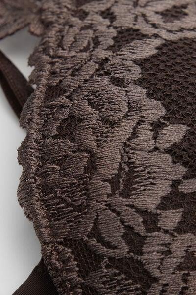 Brown Pretty Flowers Gioia Super Push-Up Bra, 5601_705J, large image number 4