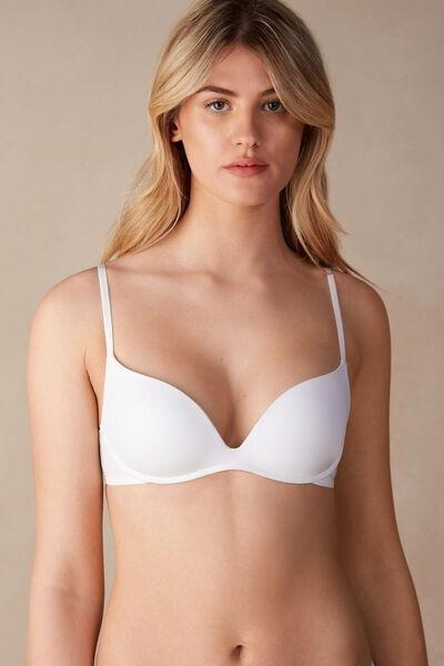 Microfibre push-up bra