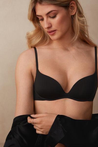 Black Ultralight Push-Up Bra, , large image number 1