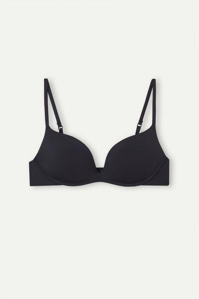 Black Ultralight Push-Up Bra, , large image number 2