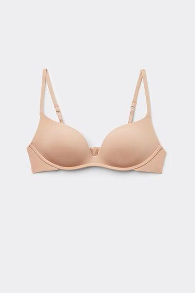 Beige Ultralight Push-Up Bra, Soft Beige, large image number 3