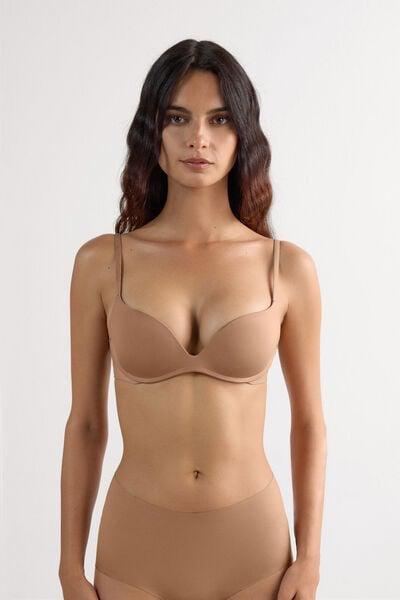 Beige Ultralight Push-Up Bra, Medium Beige, large image number 1