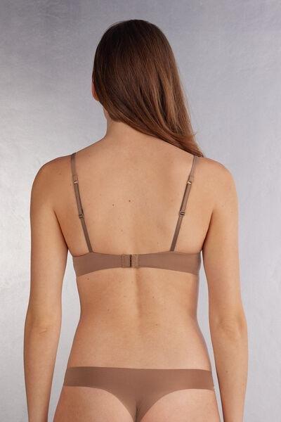 Beige Gioia The Silky Touch Push-Up Bra, , large image number 3