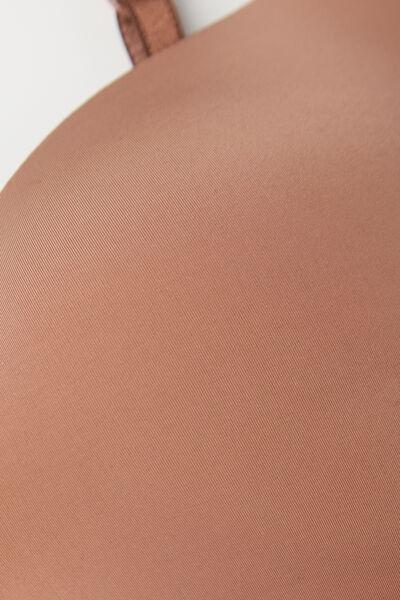 Beige Gioia The Silky Touch Push-Up Bra, , large image number 4