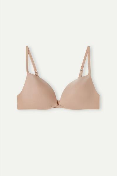Beige Ultralight Push-Up Bra, , large image number 1