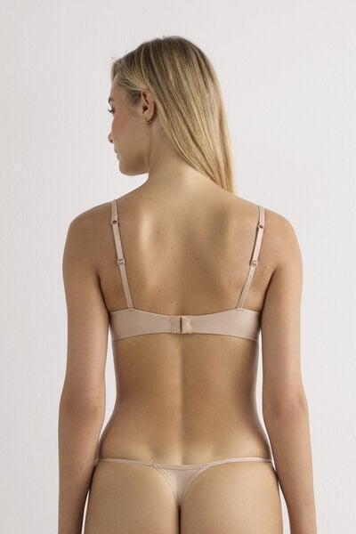 Beige Ultralight Push-Up Bra, Soft Beige, medium