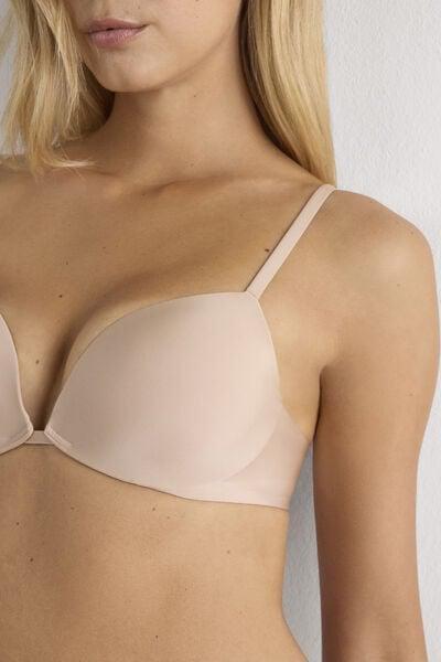 Beige Ultralight Push-Up Bra, Soft Beige, large image number 5