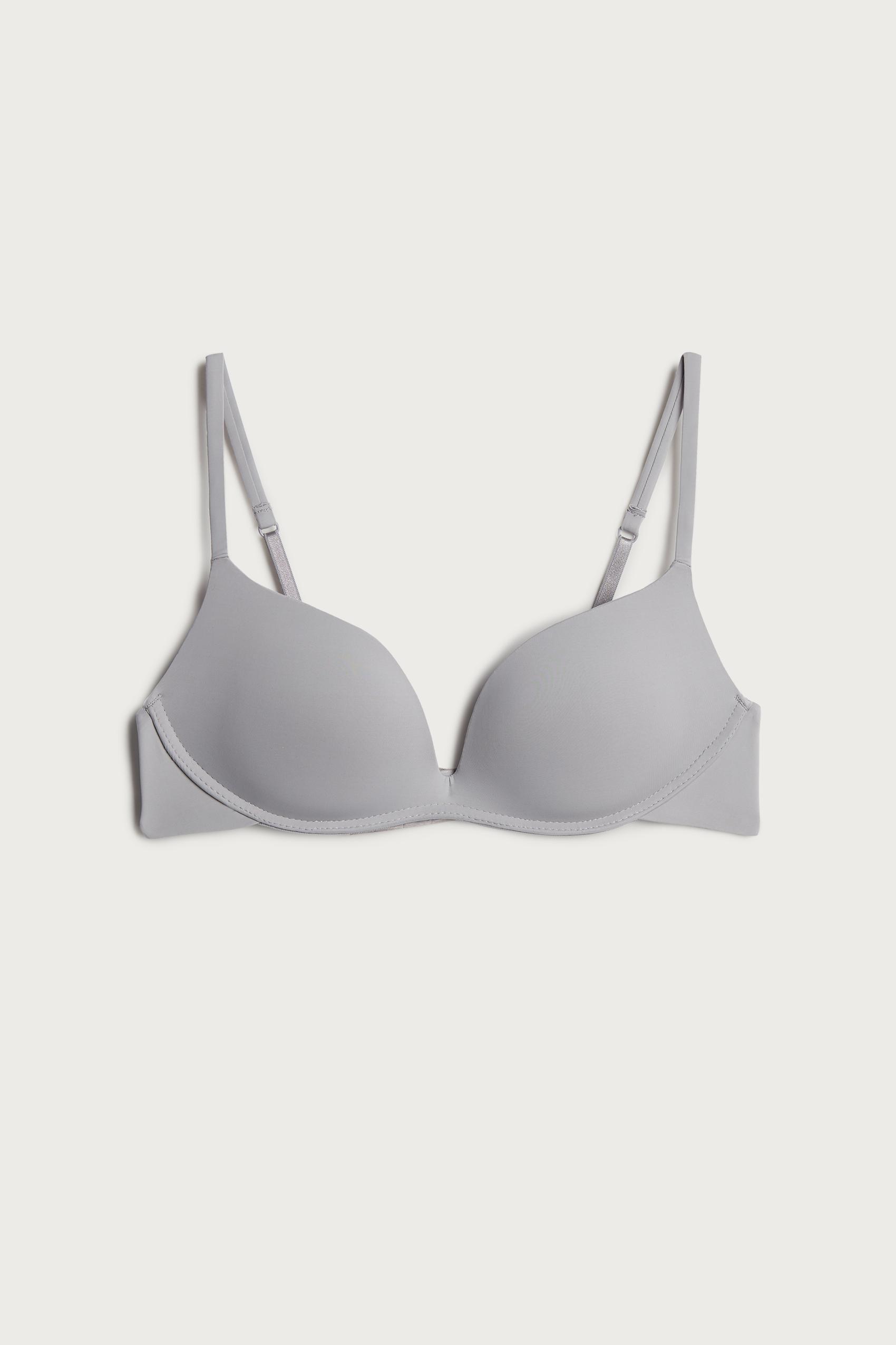 Beige Gioia Microfibre Super Push-Up Bra, , large image number 11