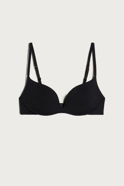 Beige Gioia Microfibre Super Push-Up Bra, , large image number 13