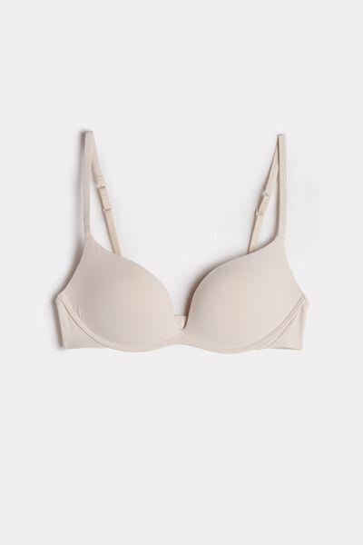 White Silk Gioia Microfibre Super Push-Up Bra, , large image number 2