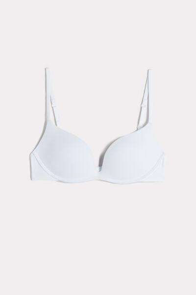 White Gioia Microfiber Super Push-Up Bra, White, large image number 2