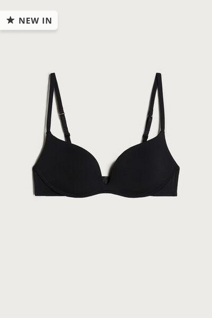 Cotton Smili Push-Up Wireless Padded Comfortable T-Shirt Bra, Black at Rs  1199/piece in Delhi