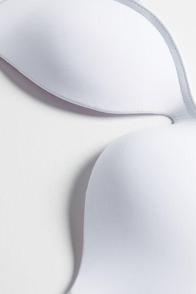 White Gioia Super Push-Up Bra In Microfibre, Women, , large image number 5