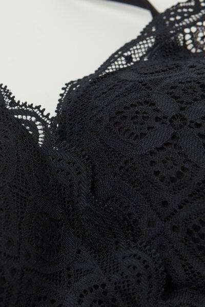 Black Fabiola Push Up Bra, Black, large image number 4