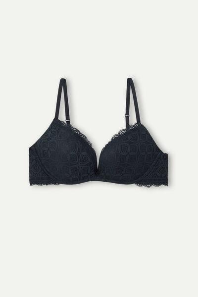 حمالة صدر Gioia Lace Super بوش أب أسود ، للنساء, , large image number 2