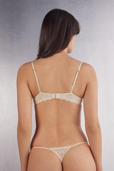 Cream Gioia Super Push-Up Bra, Silk, large image number 2