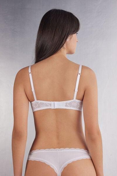 White Silvia Push-Up Bra, White, large image number 2