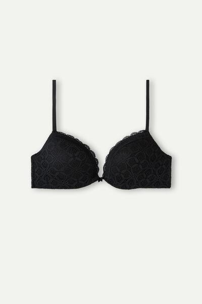 Black Silvia Push-Up Bra, , large image number 2