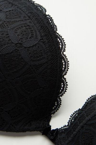Black Silvia Push-Up Bra, , large image number 4