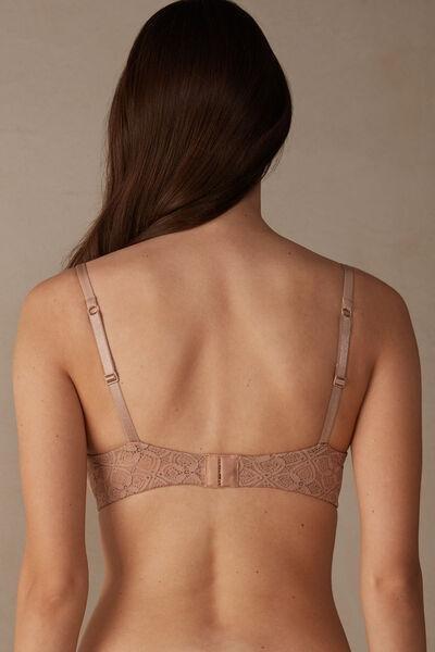 Beige  Silvia Lace Push-Up Bra, Soft Beige, large image number 3