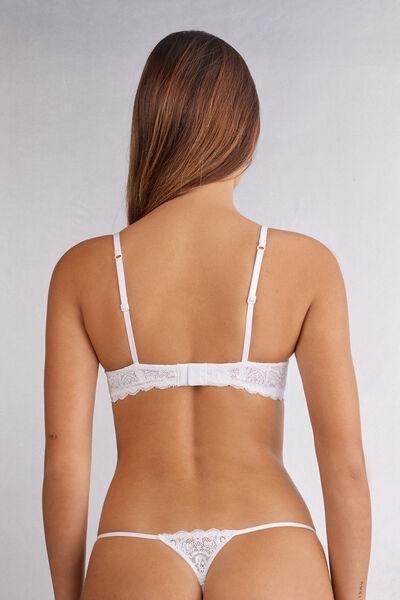 White Gioia Lace Super Push-Up Bra, , large image number 3