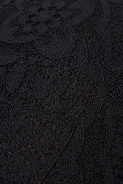 Black Gioia Lace Super Push-Up Bra, Black, large image number 4