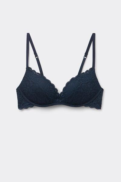 Navy Super Push-Up Bra, , large image number 2