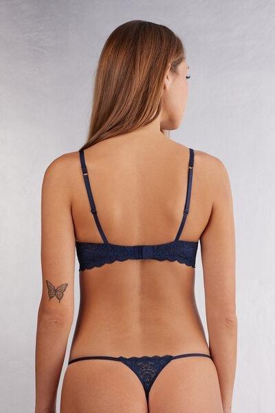 Navy Super Push-Up Bra, , large image number 3