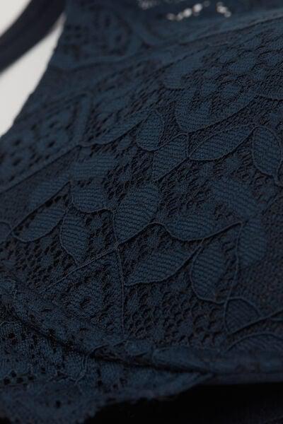 Navy Super Push-Up Bra, Intense Blue, large image number 4