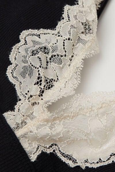 Black Lara Triangle Bra, 5601_768J, large image number 4