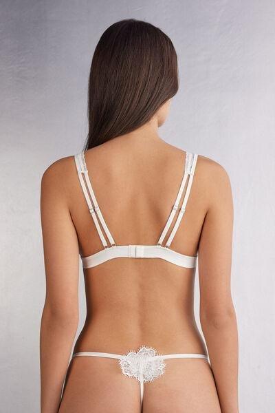Ivory Glisten In Light Triangle Bra, , large image number 3