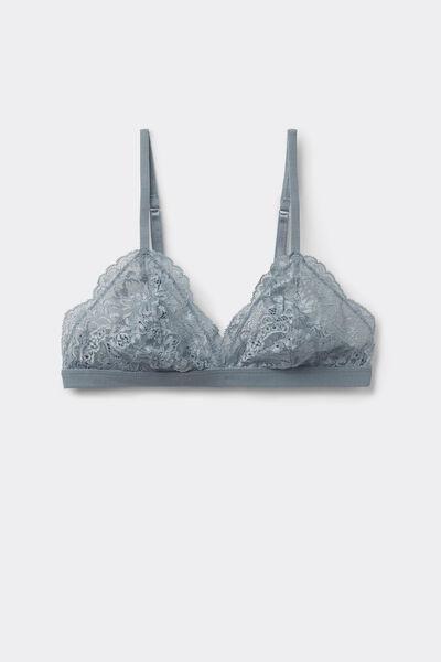 Blue Emma Embrace Simplicity Triangle Bra, , large image number 2