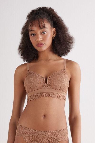 Brown Italian Riviera Triangle Bra, , large image number 0